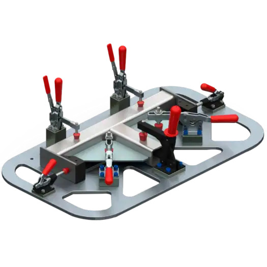 Fixure-Clamps-Manuales-Destaco celda de sujecion cesehsa